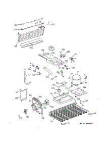 03 - Unit Parts parts for Hot Point Refrigerator HTS17GBSGRWW / from AppliancePartsPros.com