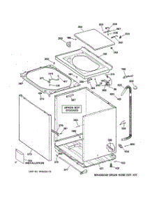 02 - Cabinet, Cover & Front Panel parts for Hot Point Washer VWSR3110W1WW / from AppliancePartsPros.com