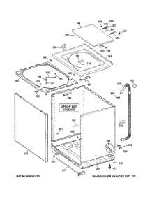 02 - Cabinet, Cover & Front Panel parts for Hot Point Washer HTWP1200D0WW / from AppliancePartsPros.com