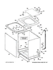 02 - Cabinet, Cover & Front Panel parts for Hot Point Washer HTWP1000M2WW / from AppliancePartsPros.com
