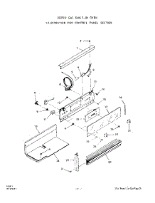 02 - Section parts for Whirlpool Oven 1021B16 / from AppliancePartsPros.com