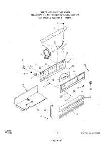 02 - Section parts for Whirlpool Oven 1021B36 / from AppliancePartsPros.com