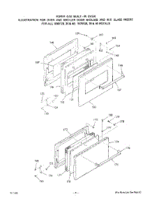 05 - Section parts for Whirlpool Oven 1068136 / from AppliancePartsPros.com