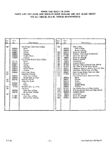 06 - Upper Oven And Broiler Door parts for Whirlpool Oven 1078146 / from AppliancePartsPros.com