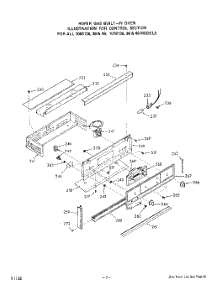 08 - Section parts for Whirlpool Oven 1078146 / from AppliancePartsPros.com
