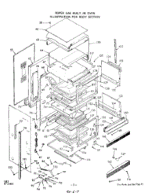 04 - Section parts for Whirlpool Oven 1088B46 / from AppliancePartsPros.com