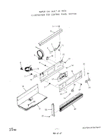 02 - Section parts for Whirlpool Oven 1088B56 / from AppliancePartsPros.com