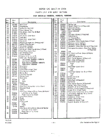 05 - Full Glass Upper Oven And Lower Broiler parts for Whirlpool Oven 1088B86 / from AppliancePartsPros.com