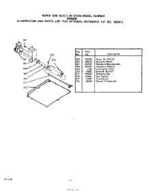 02 - Control Panel parts for Whirlpool Oven 1088B96 / from AppliancePartsPros.com