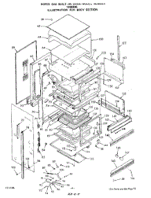 05 - Section parts for Whirlpool Oven 1088B96 / from AppliancePartsPros.com
