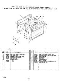 06 - Burner parts for Whirlpool Oven 1093B0A / from AppliancePartsPros.com