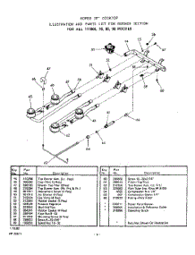 04 - Section parts for Whirlpool Cooktop 1118W96 / from AppliancePartsPros.com