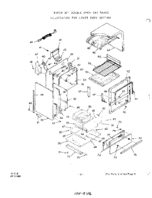 04 - Section parts for Whirlpool Range 1821W06 / from AppliancePartsPros.com