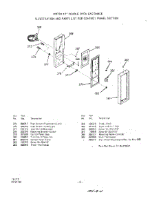 10 - Upper Body parts for Whirlpool Range 1821W06 / from AppliancePartsPros.com