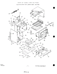 02 - Section parts for Whirlpool Range 1838W56 / from AppliancePartsPros.com