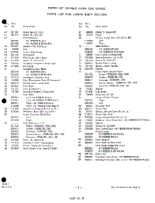 03 - Lower Oven Door parts for Whirlpool Range 1838W66 / from AppliancePartsPros.com