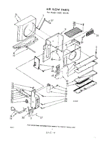 04 - Air Flow parts for Whirlpool Air Conditioner 1ADC10590 / from AppliancePartsPros.com