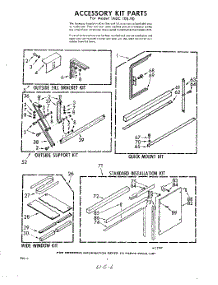 06 - Accessory Kit parts for Whirlpool Air Conditioner 1ADC10590 / from AppliancePartsPros.com