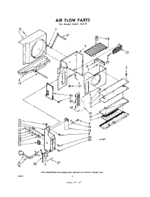 04 - Air Flow parts for Whirlpool Air Conditioner 1ADC10591 / from AppliancePartsPros.com