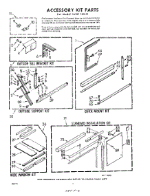 06 - Accessory Kit parts for Whirlpool Air Conditioner 1ADC10591 / from AppliancePartsPros.com