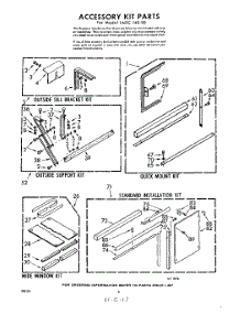 06 - Accessory Kit parts for Whirlpool Air Conditioner 1ADC14090 / from AppliancePartsPros.com