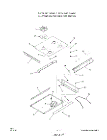 02 - Section parts for Whirlpool Range 1878W36 / from AppliancePartsPros.com