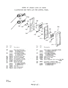 10 - Upper Body parts for Whirlpool Range 1878W46 / from AppliancePartsPros.com