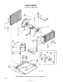 02 - Unit parts for Whirlpool Air Conditioner 1ADF11020 / from AppliancePartsPros.com