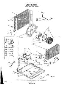 04 - Unit parts for Whirlpool Air Conditioner 1ADL18090 / from AppliancePartsPros.com