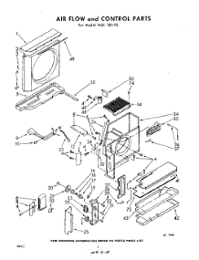 06 - Air Flow And Control parts for Whirlpool Air Conditioner 1ADL18090 / from AppliancePartsPros.com