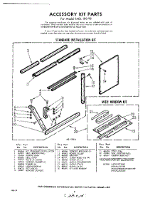 08 - Accessory Kit parts for Whirlpool Air Conditioner 1ADL18090 / from AppliancePartsPros.com