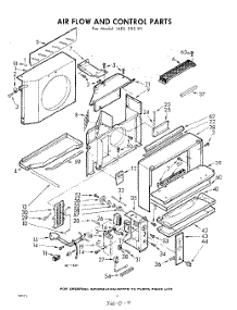 04 - Air Flow And Control parts for Whirlpool Air Conditioner 1ADL25090 / from AppliancePartsPros.com