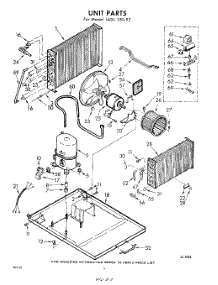02 - Unit parts for Whirlpool Air Conditioner 1ADL25092 / from AppliancePartsPros.com