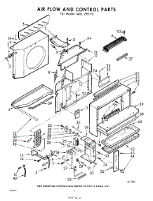 04 - Air Flow And Control parts for Whirlpool Air Conditioner 1ADL25092 / from AppliancePartsPros.com