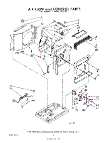 04 - Air Flow And Control parts for Whirlpool Air Conditioner 1ADM07090 / from AppliancePartsPros.com