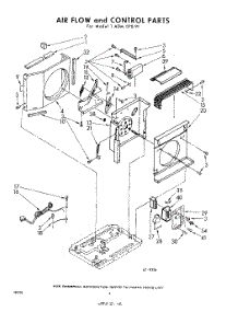 04 - Air Flow And Control parts for Whirlpool Air Conditioner 1ADM07091 / from AppliancePartsPros.com