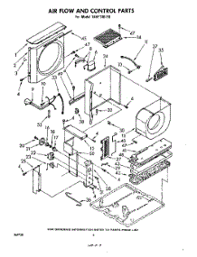 04 - Air Flow And Control parts for Whirlpool Air Conditioner 1AHF18090 / from AppliancePartsPros.com