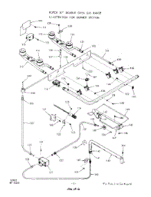 06 - Section parts for Whirlpool Range 1889W06 / from AppliancePartsPros.com
