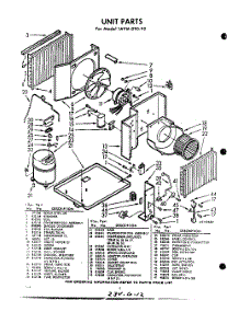 02 - Section parts for Whirlpool Air Conditioner 1AVM09090 / from AppliancePartsPros.com
