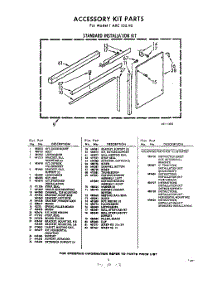 05 - Section parts for Whirlpool Air Conditioner 1AXC10590 / from AppliancePartsPros.com