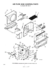 02 - Air Flow And Control parts for Whirlpool Air Conditioner 1AXC10591 / from AppliancePartsPros.com