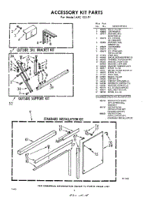 04 - Accessory Kits parts for Whirlpool Air Conditioner 1AXC10591 / from AppliancePartsPros.com