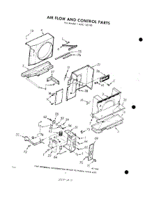 02 - Air Flow And Control parts for Whirlpool Air Conditioner 1AXC14090 / from AppliancePartsPros.com