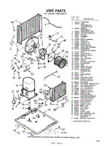 05 - Unit parts for Whirlpool Air Conditioner 1AXC14091 / from AppliancePartsPros.com