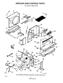 02 - Section parts for Whirlpool Air Conditioner 1AXH14091 / from AppliancePartsPros.com
