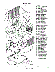 04 - Section parts for Whirlpool Air Conditioner 1AXH14091 / from AppliancePartsPros.com