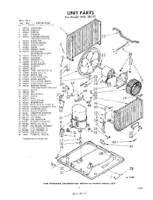 03 - Unit parts for Whirlpool Air Conditioner 1AXL18091 / from AppliancePartsPros.com