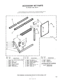 05 - Accessory Kit parts for Whirlpool Air Conditioner 1AXL18091 / from AppliancePartsPros.com