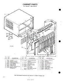 02 - Cabinet parts for Whirlpool Air Conditioner 1AXL22091 / from AppliancePartsPros.com