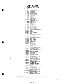 05 - Section parts for Whirlpool Air Conditioner 1AXL22091 / from AppliancePartsPros.com